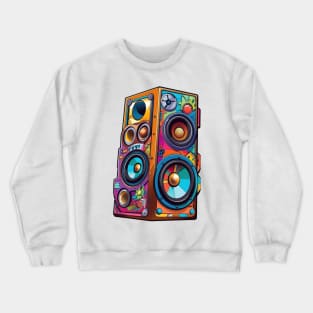 90s Retro Loudspeaker Crewneck Sweatshirt